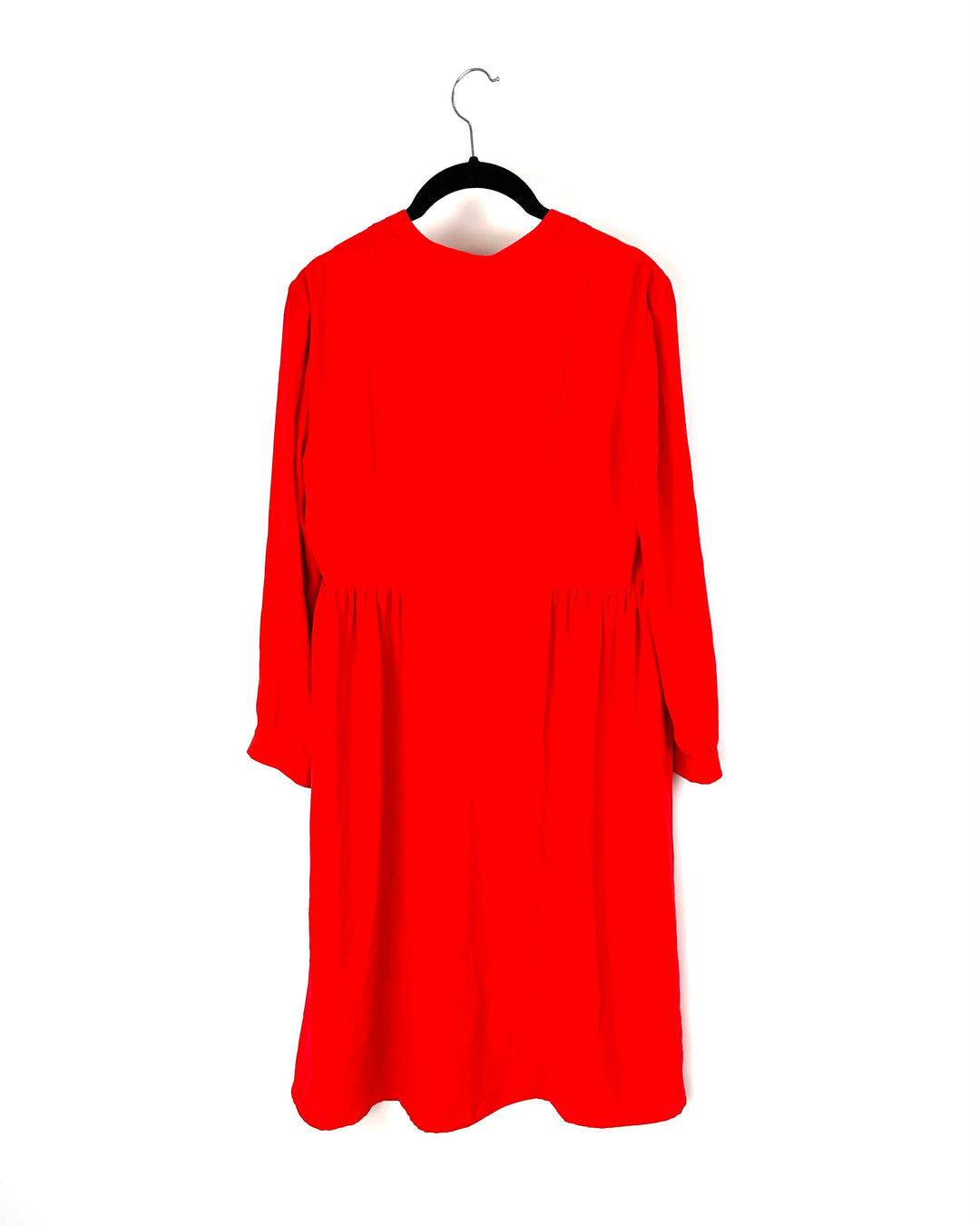 Red Long Sleeve Dress - Size 6-8