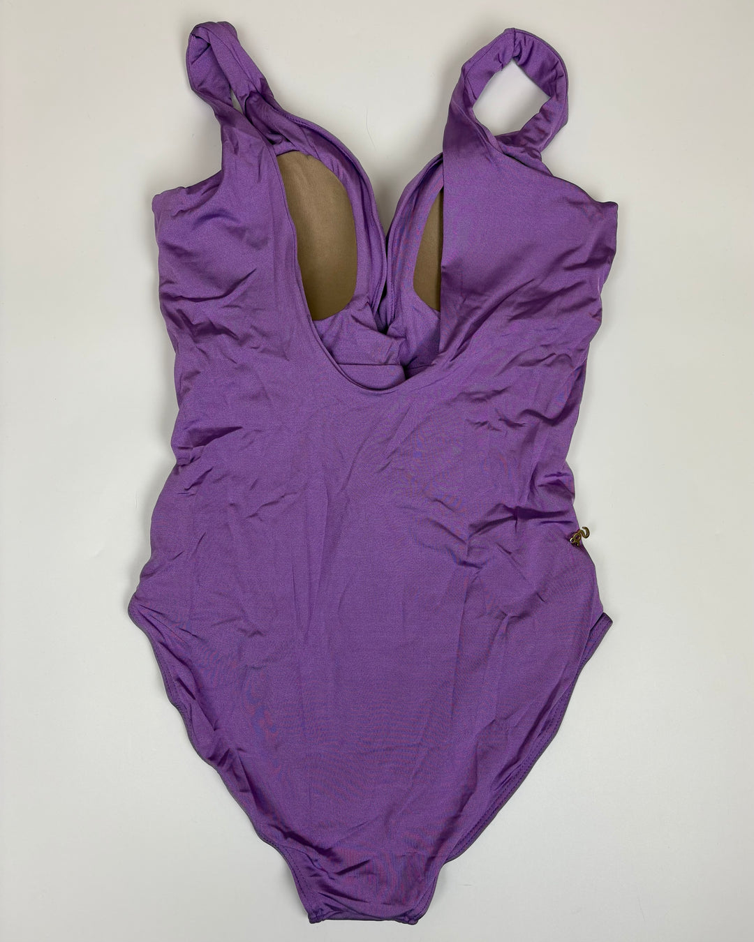 Bright Purple Crossover One Piece Swimsuit - Size 4/6