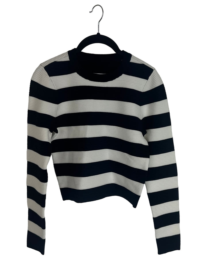 Black & White Striped Top - Size 0/2