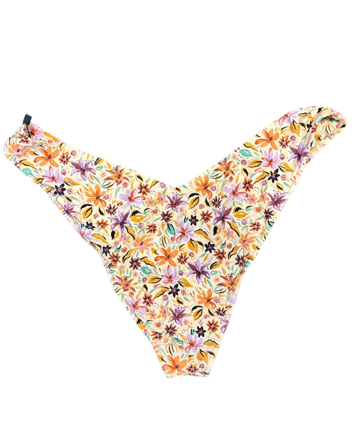 Light Orange High Cut Bikini Bottom - Extra Large
