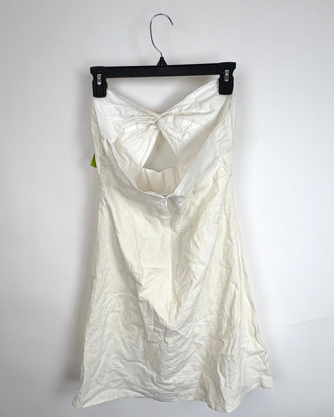 White Strapless Dress - Size 8/10