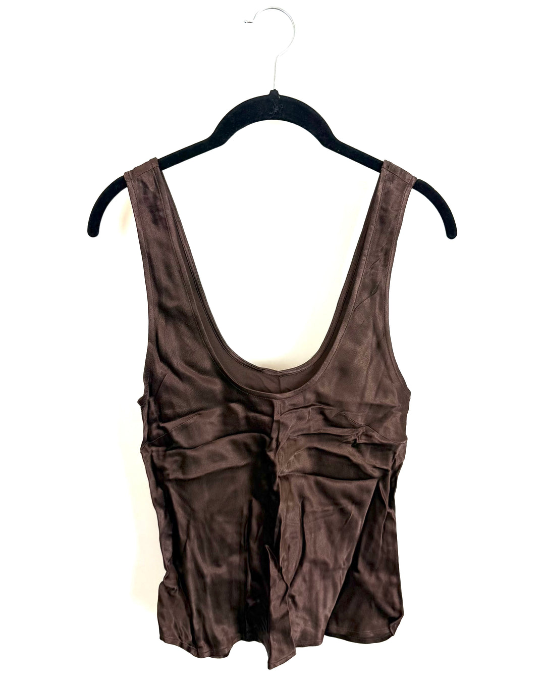 Brown Scoop Neck Top - Size 2/4