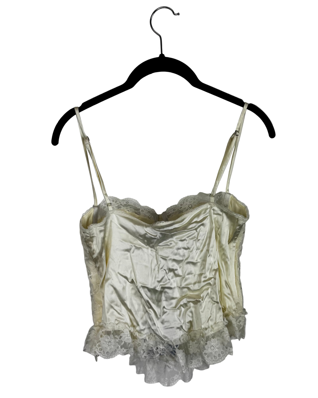 Majorelle Ivory Lace Corset Top - Small