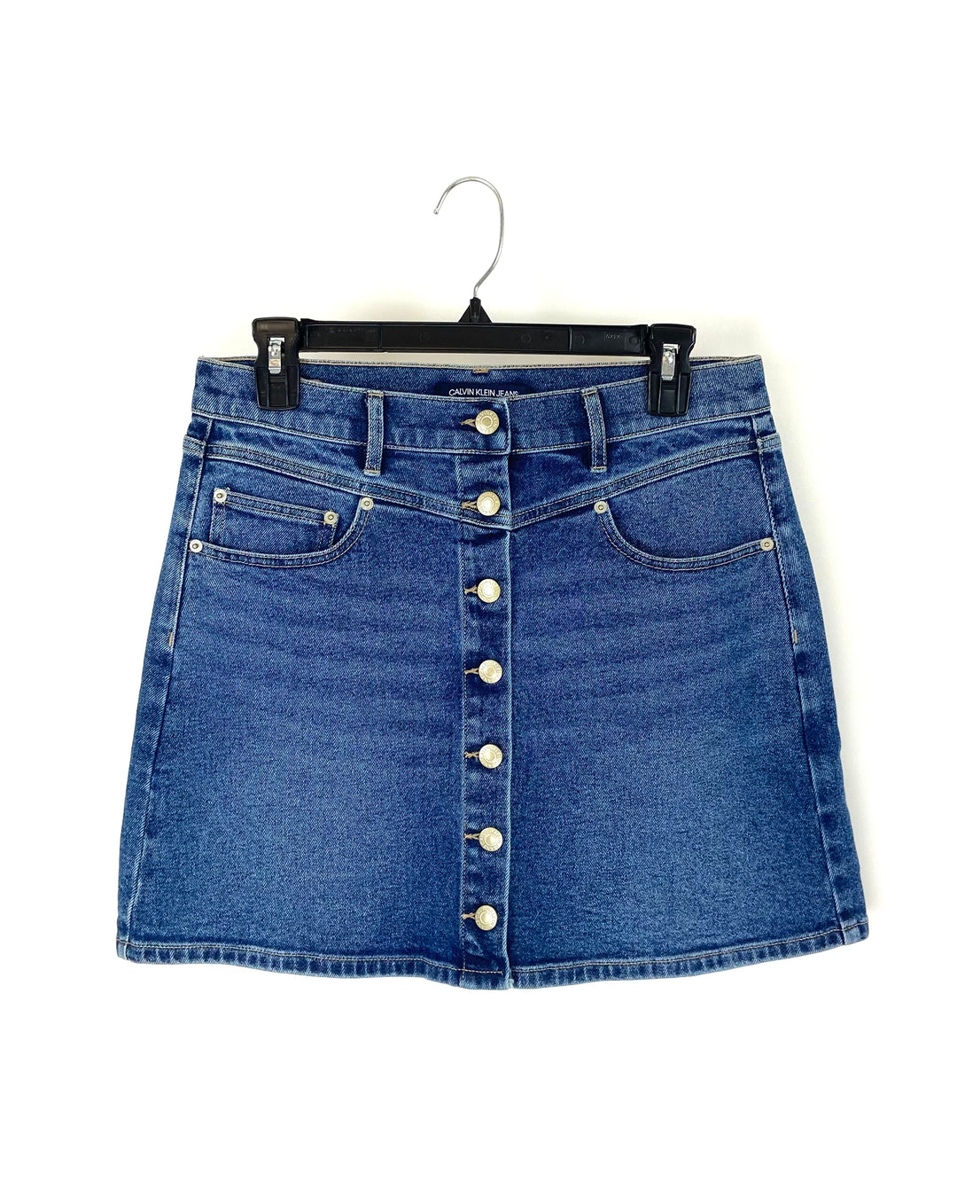 Button Up Denim Skirt - Size 27