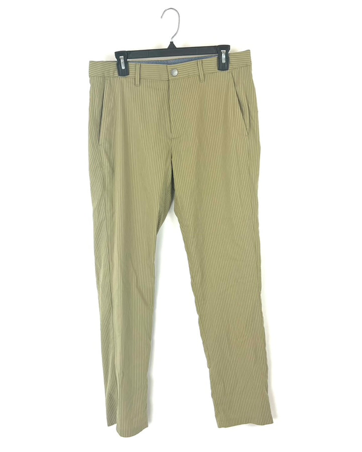 MENS Khaki Texture Golf Pants - 32/32 Various Fits
