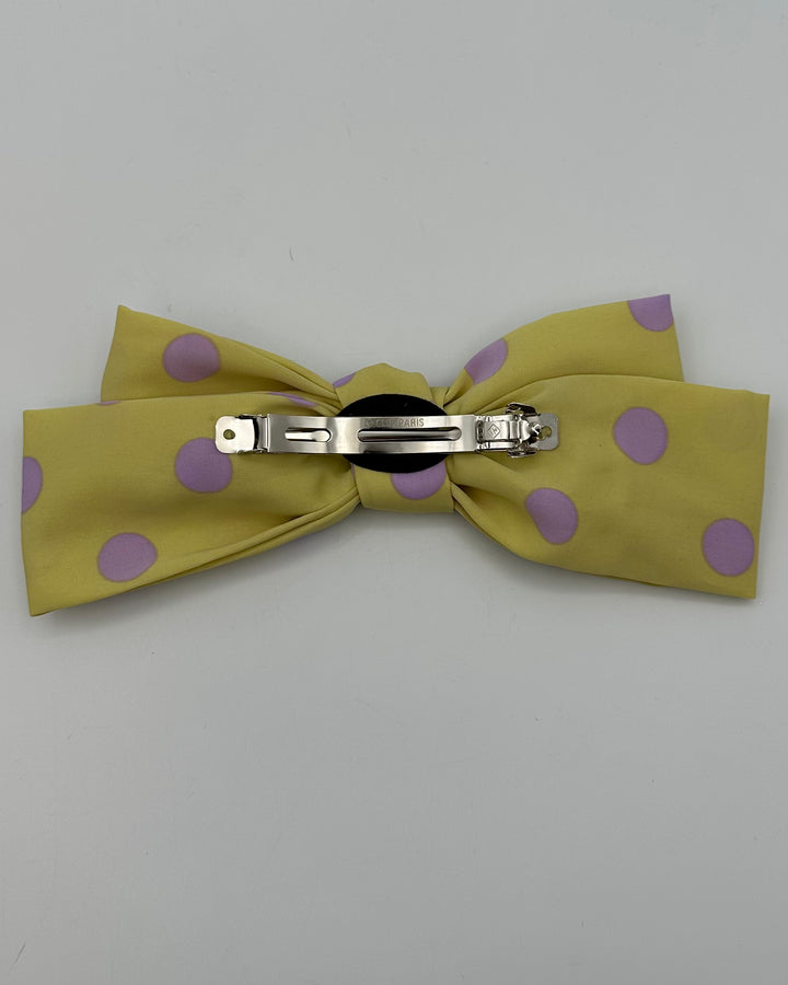 Polka Dot and Knit Oversized Bows Set