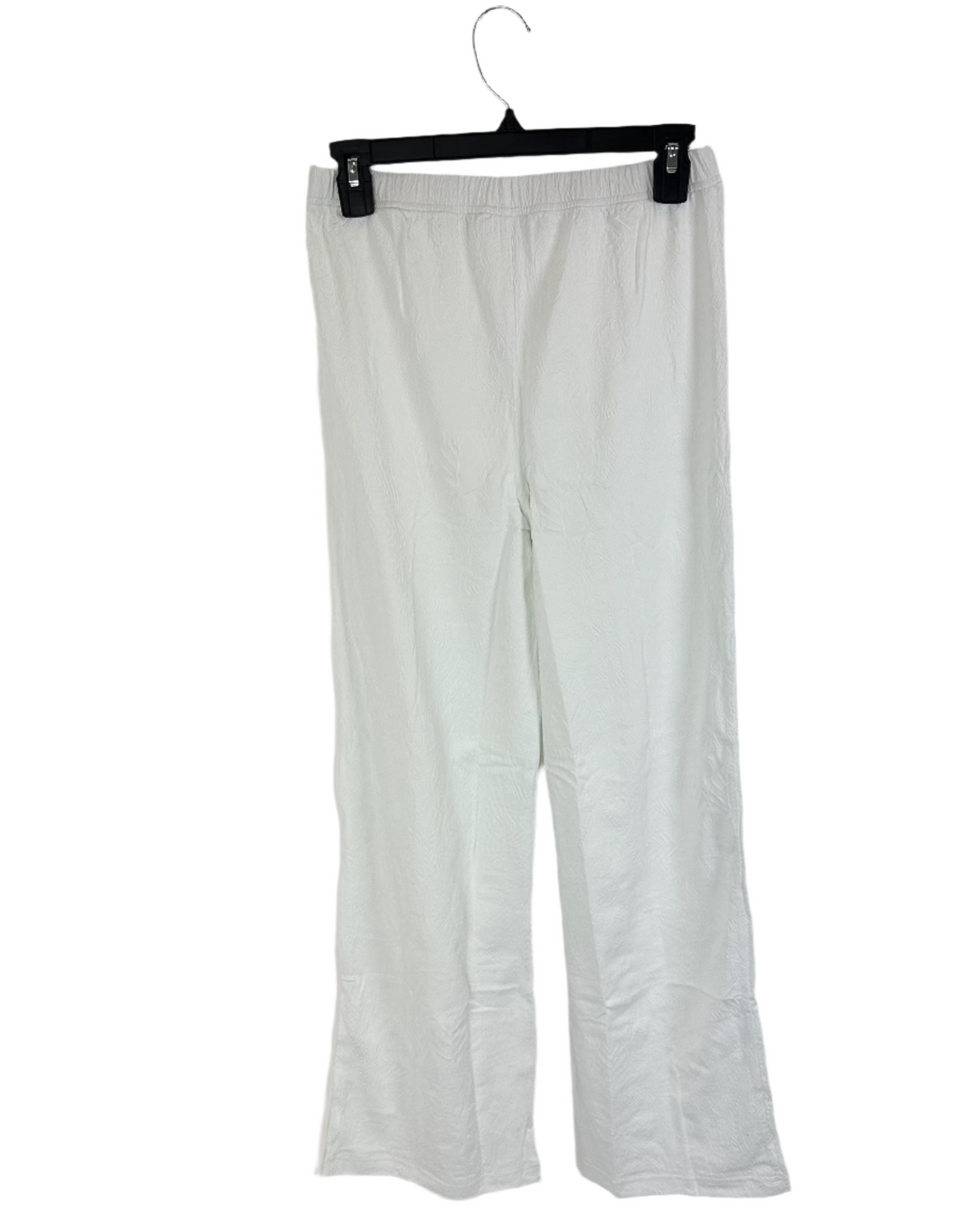 White Embossed Coverup Pants - XS/S, M/L, XL/XXL