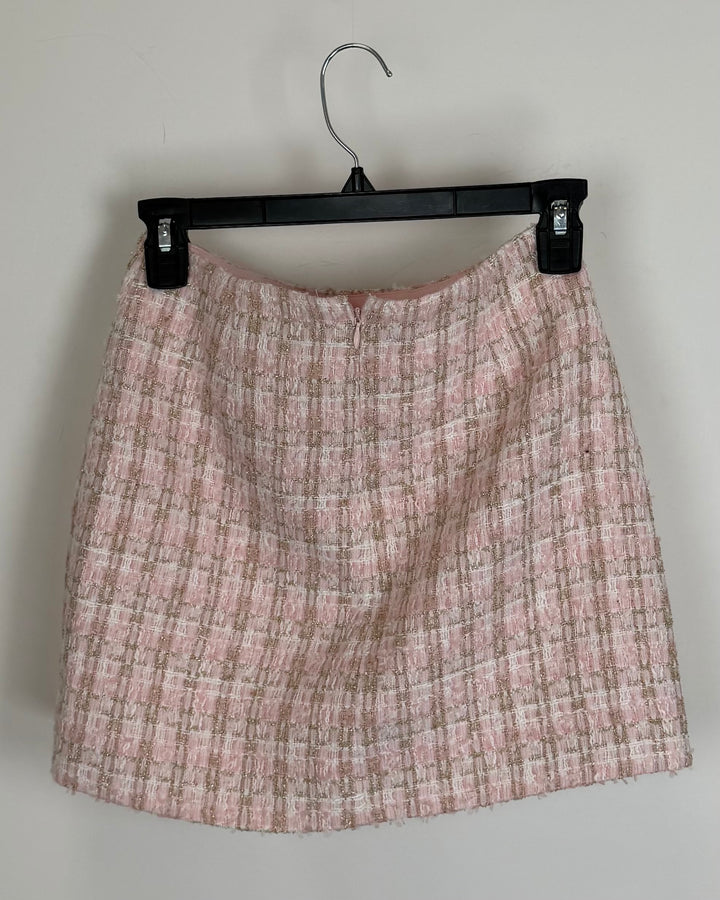 Light Pink Tweed Skirt - 0/2, 2/4