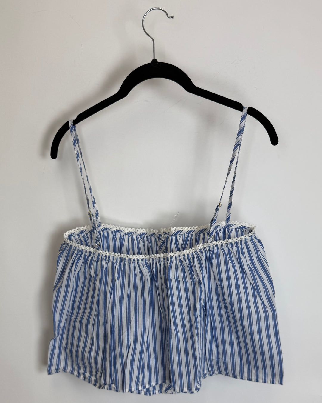 Blue Striped Babydoll Top- Size 4/6