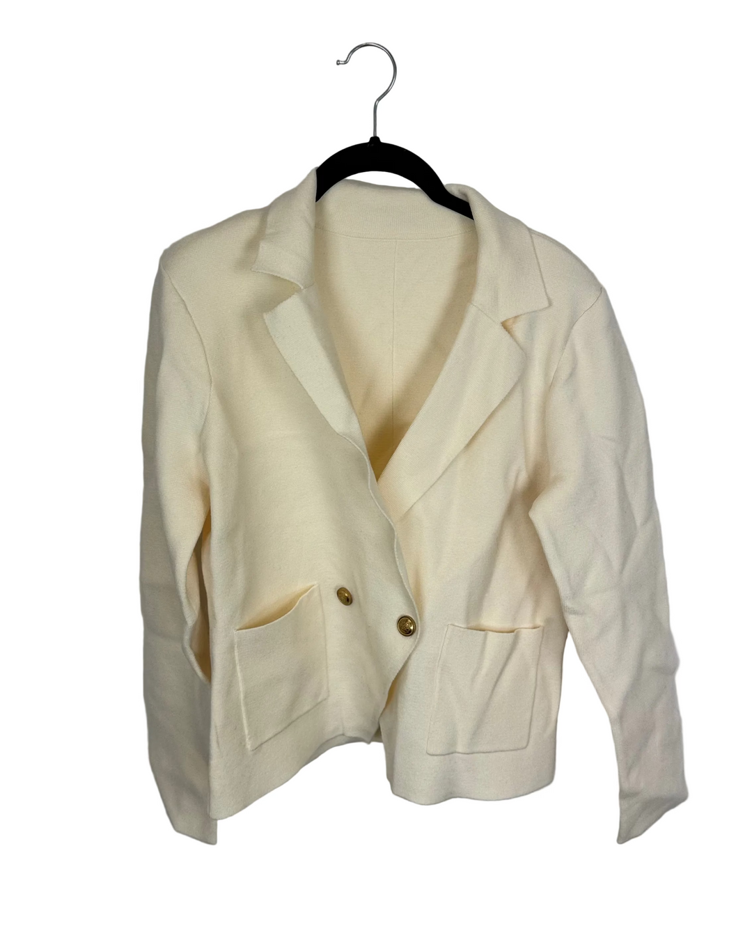 Soft Cream Casual Blazer – Size 6/8