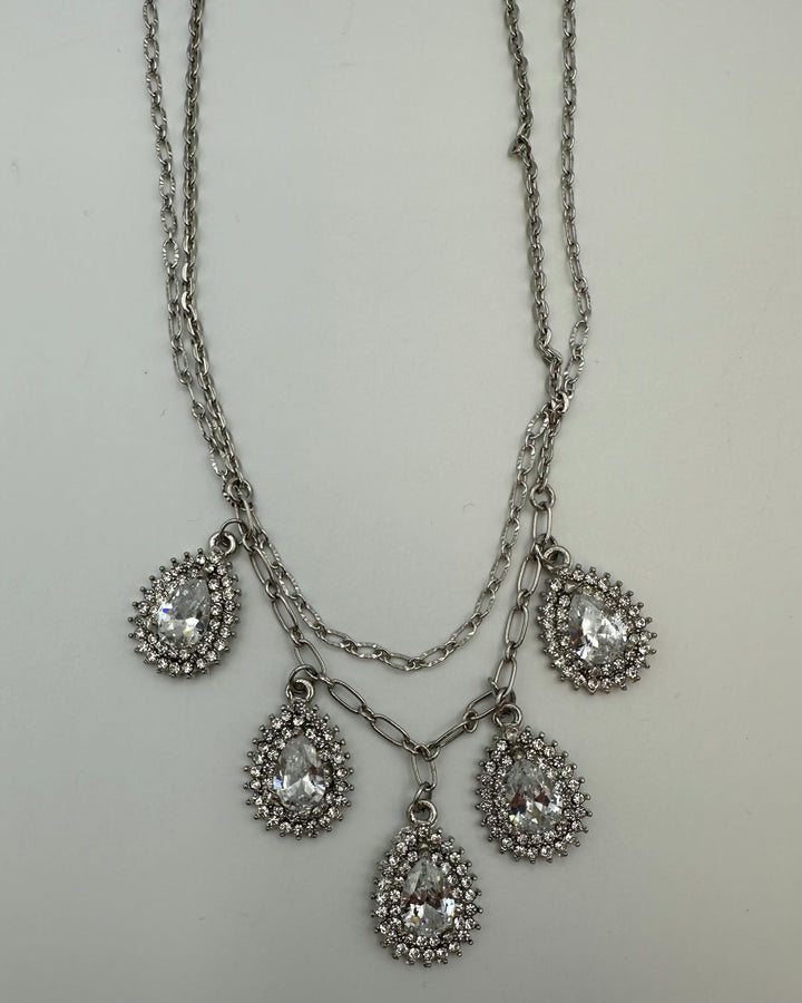 Silver Layered Necklace