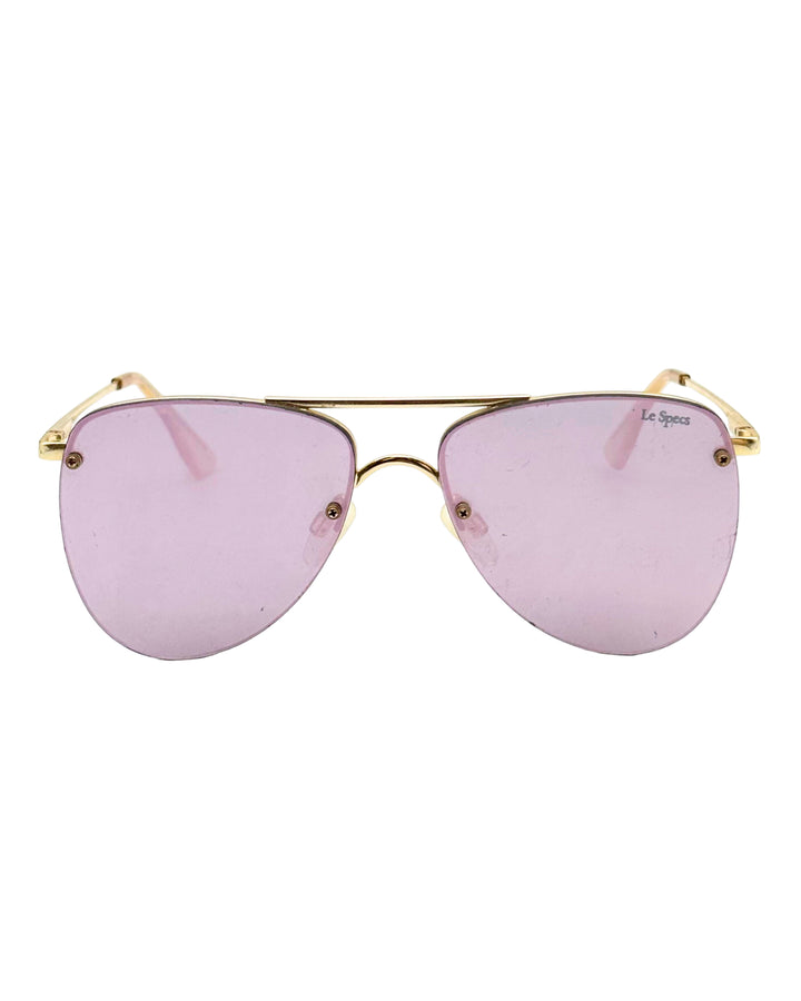 Le Specs Purple Aviator Sunglasses