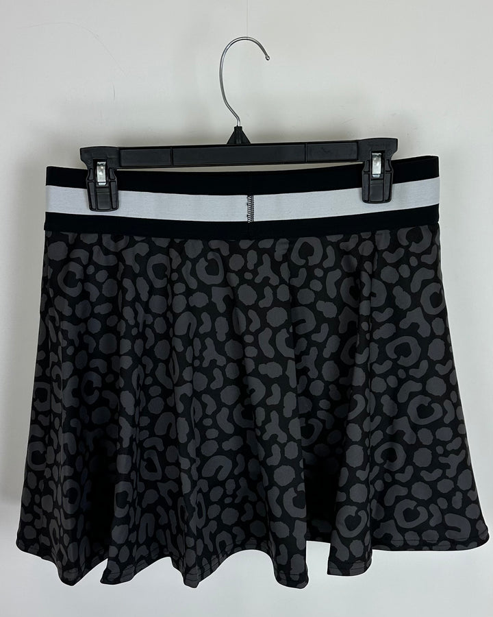 Black Cheetah Active Skort - Extra Small and Large