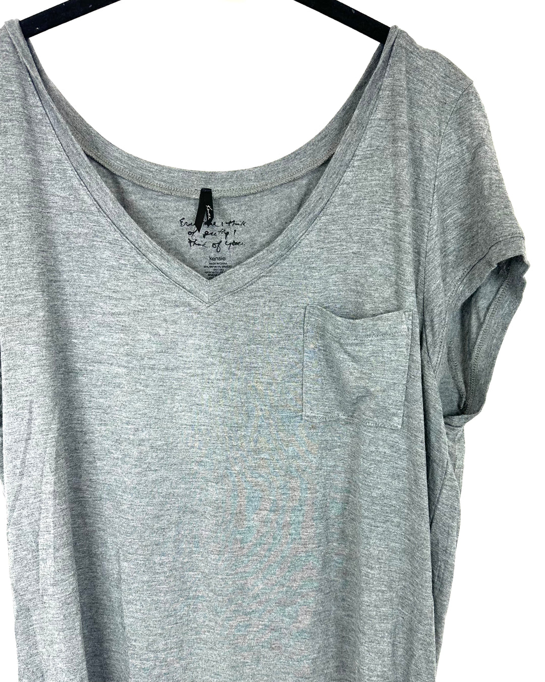 Grey Short Sleeve Nightgown- Size 4/6