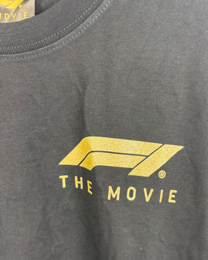 Black Race Car Graphic T-Shirt - Small