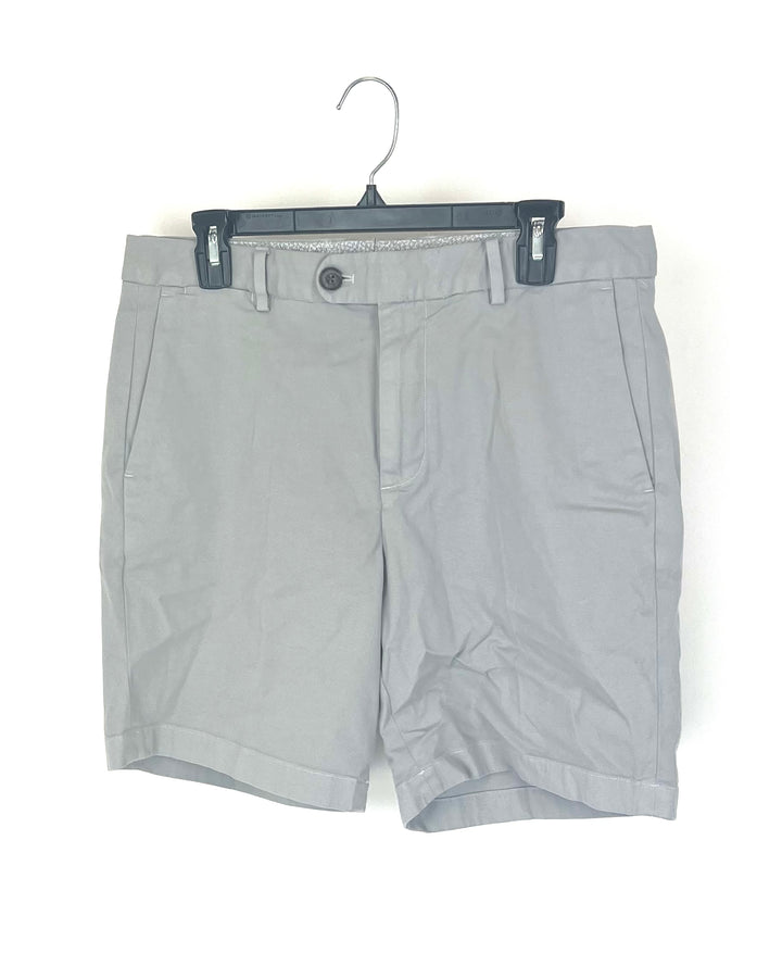 MENS Soft Gray Shorts - Size 32 - Standard 7" Inseam