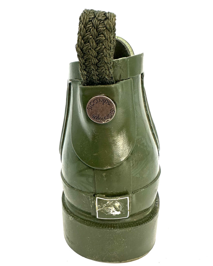 Muted Floral Green Rainboot - Size 7-10