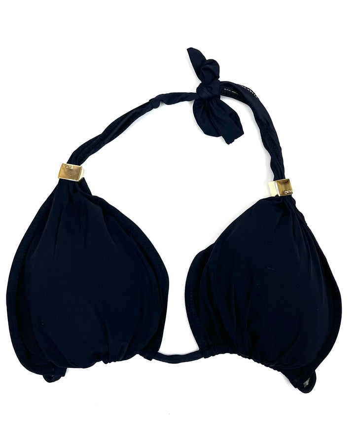 Black Multi Wear Bikini Top - Small