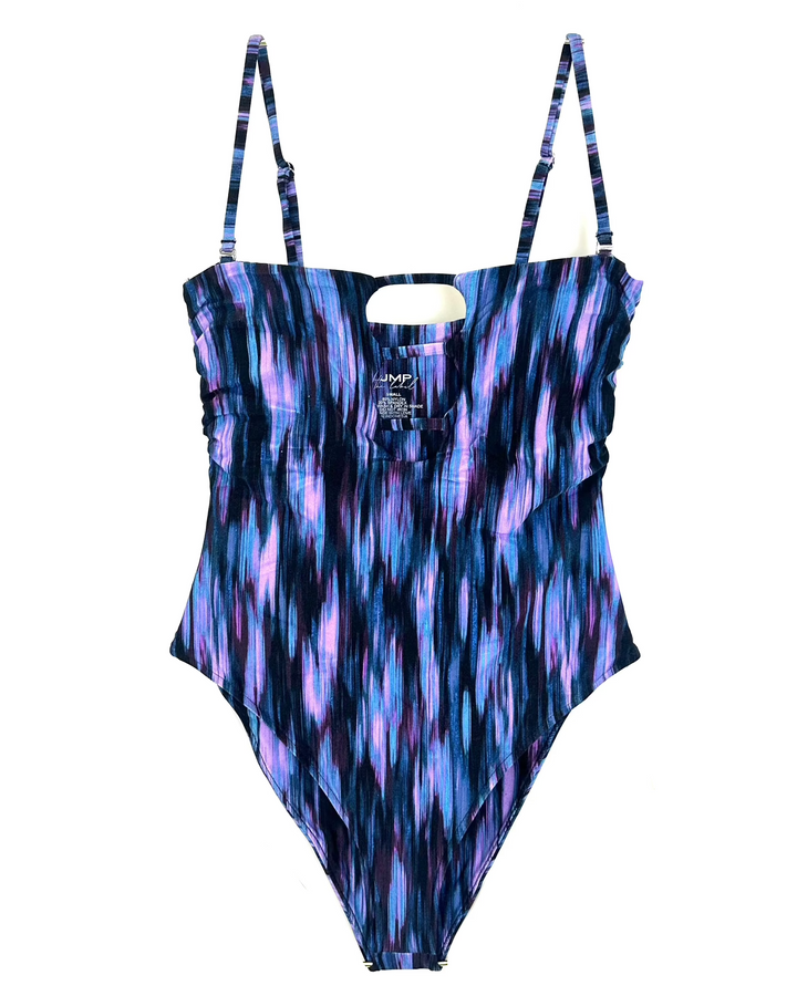 Blue And Purple One Piece Swimsuit - Extra Small and Small