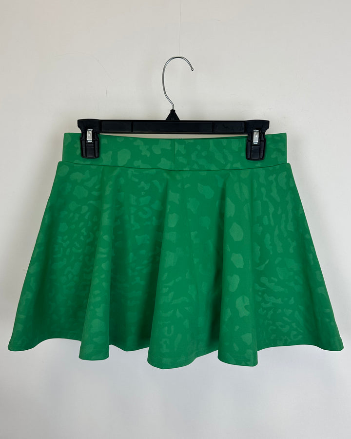 Green Cheetah Active Skort - Extra Small