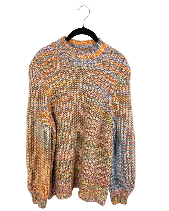 Multicolor Knit Sweater - Large