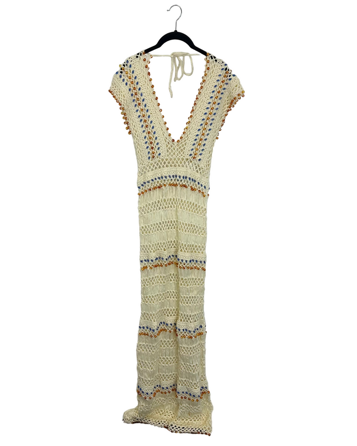 Tularosa Crochet Sheer Dress - Small