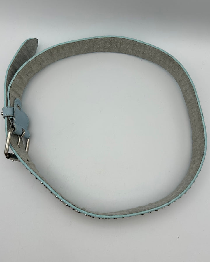 Blue Studded Belt