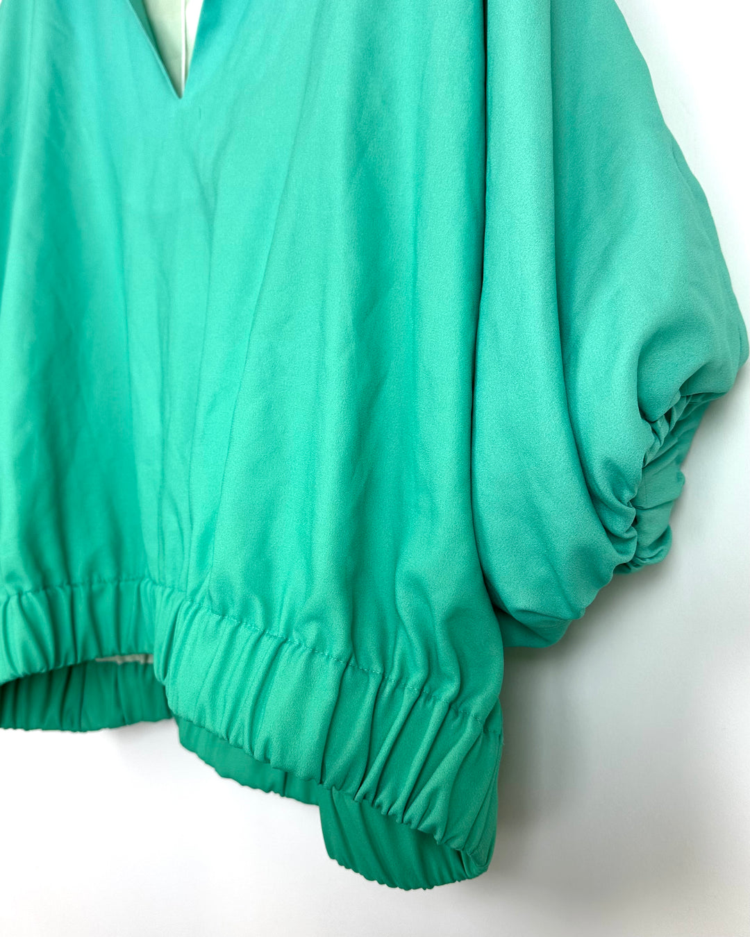Green Ombre Cropped Top - Extra Extra Large