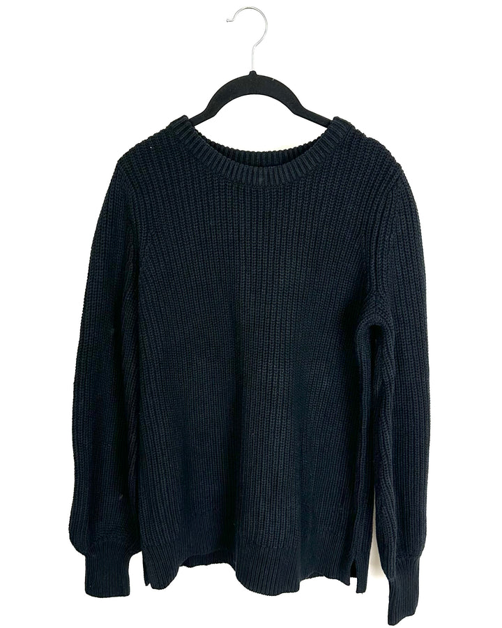 Black Knit Sweater - Size 6/8
