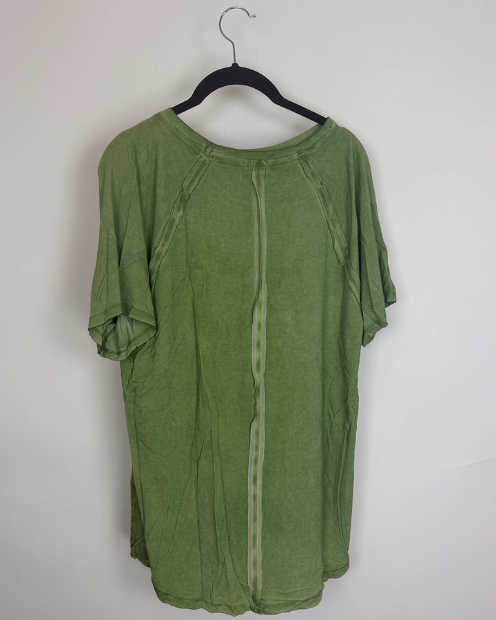 Muted Green T-Shirt - Size 4/6