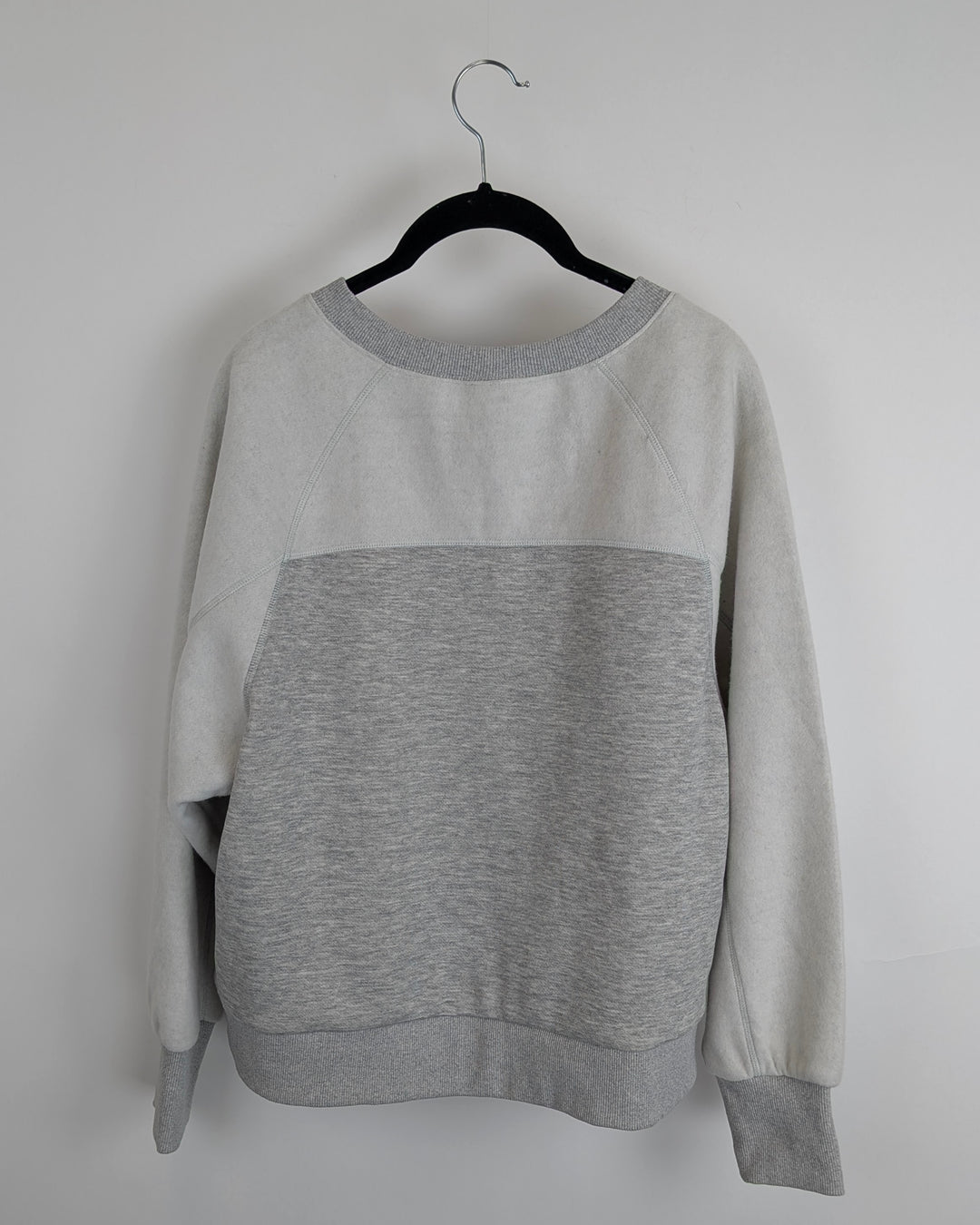 Gray Fleece Crewneck - Small