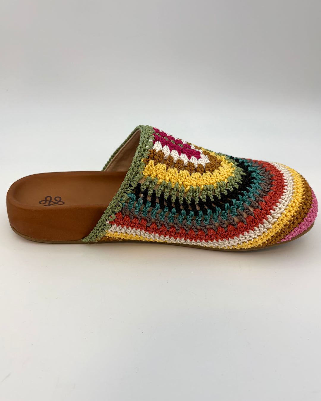 Colorful Crochet Clogs -  Size 7, 9, 10