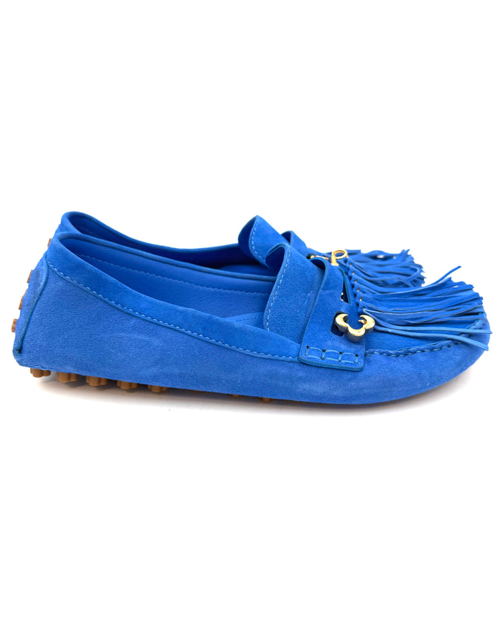 Bright Blue Loafers - Size 6.5