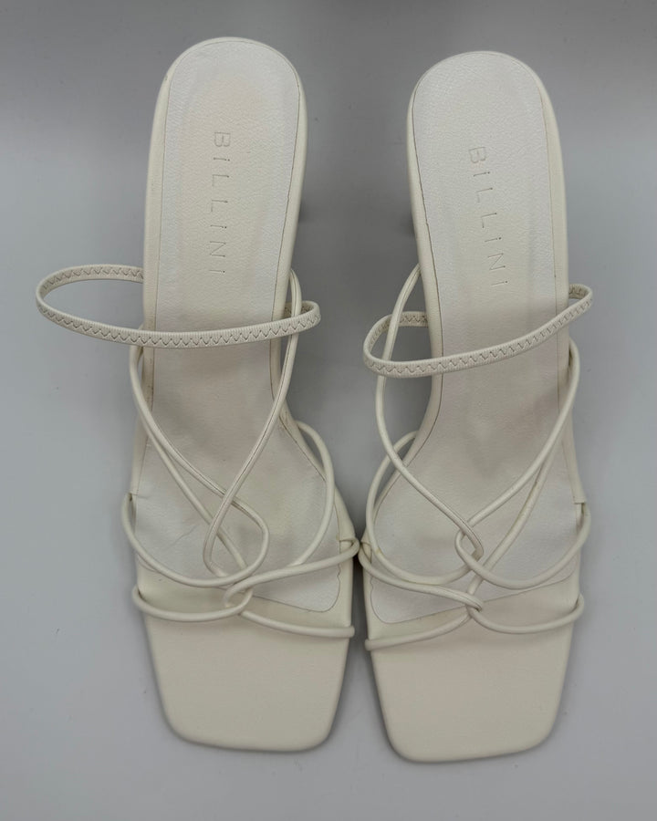 White Sandal Heels - Size 7, 8 and 10