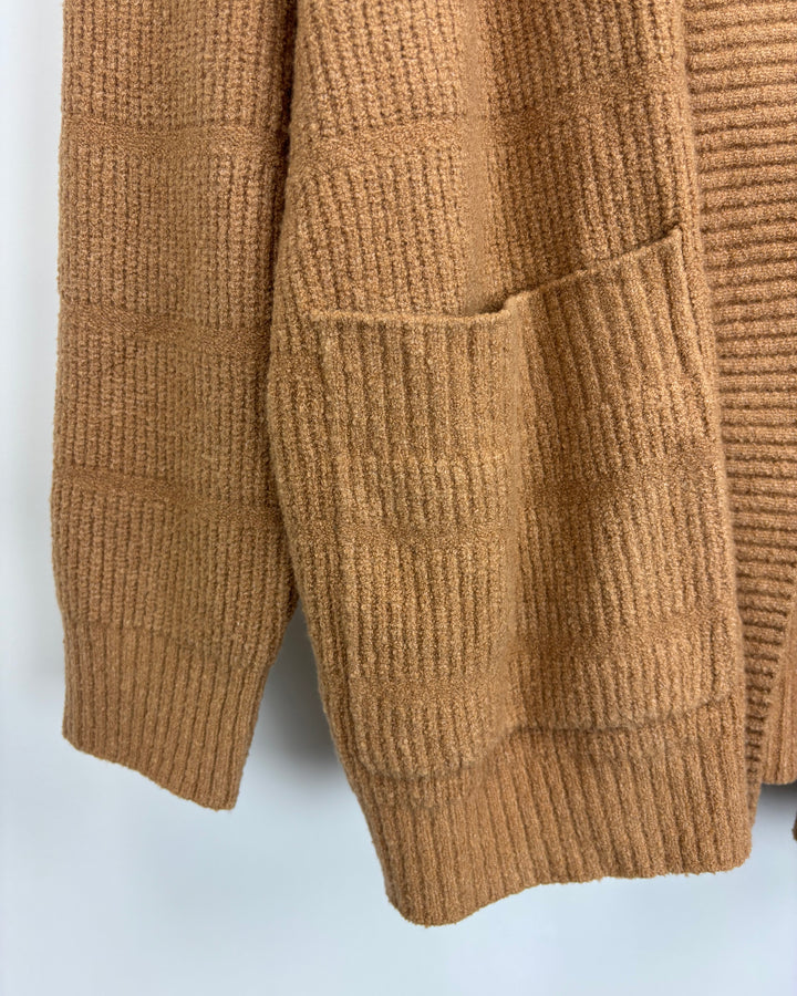 Brown Knit Cardigan - Size 6/8