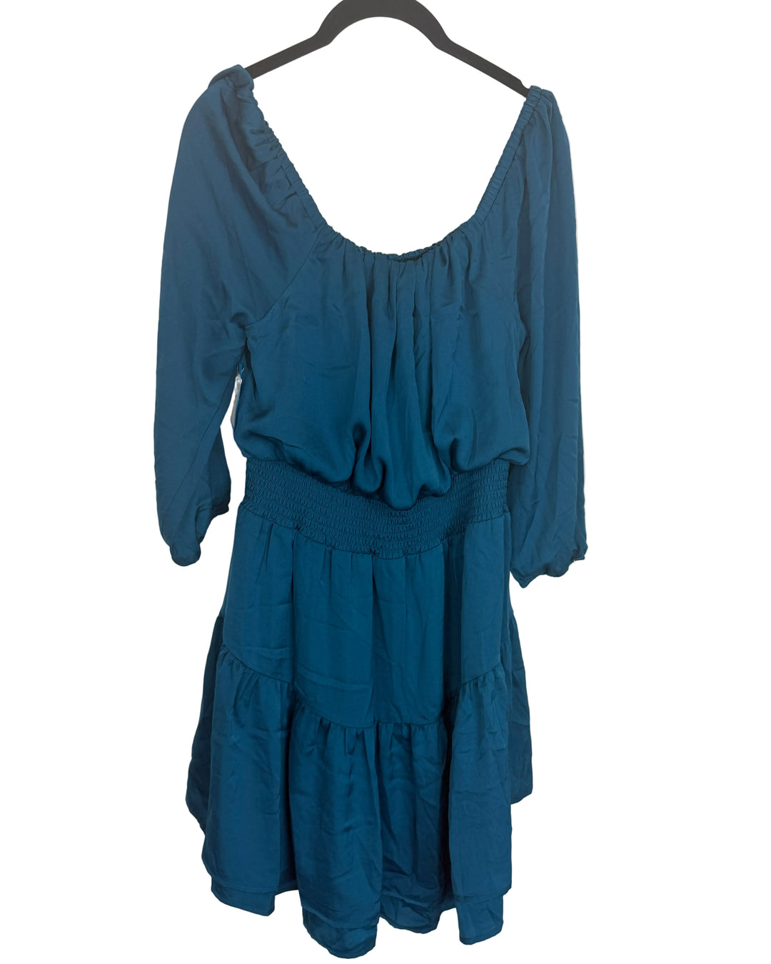 Dark Teal Smocked Dress - Size 4/6