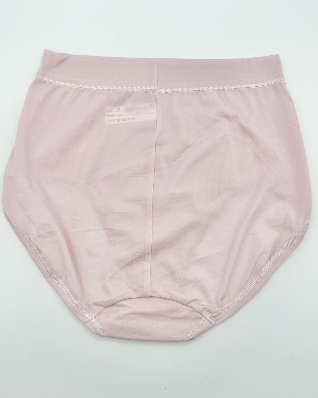 Pink, Tan and Blue High Waist Brief Underwear Pack of 3 - Medium