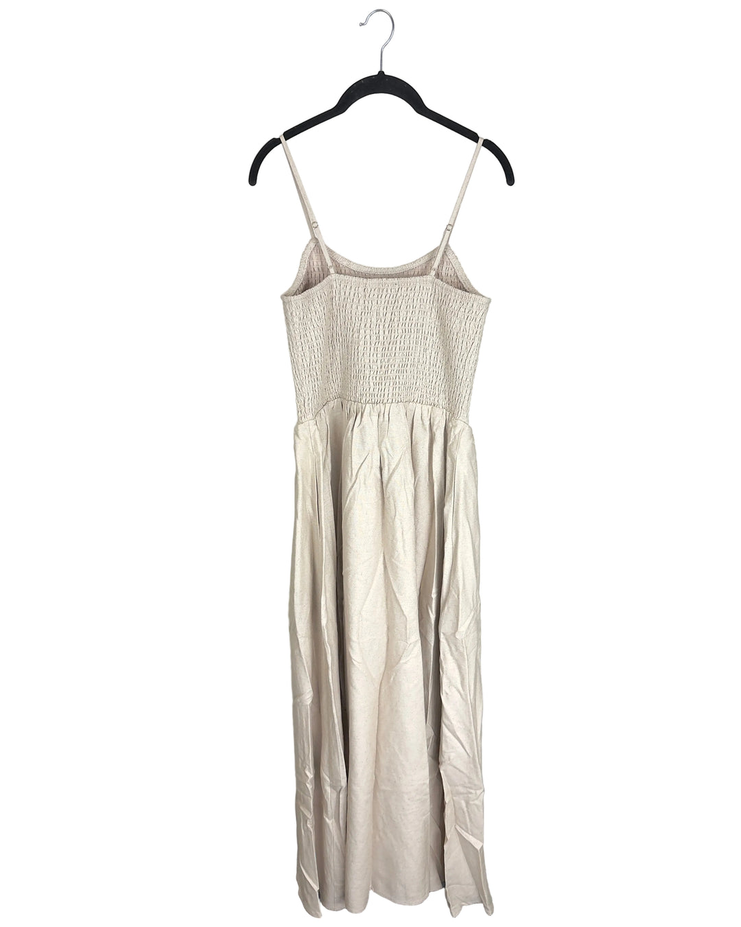 Beige Spaghetti Strap Dress - Size 6/8