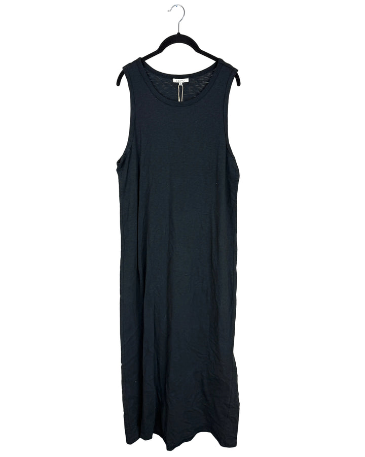 Black Sleeveless Long Dress - Size 12/14
