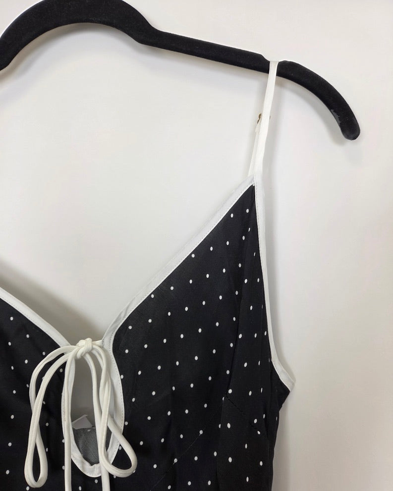 Black and White Polka Dot Dress - Size 2/4