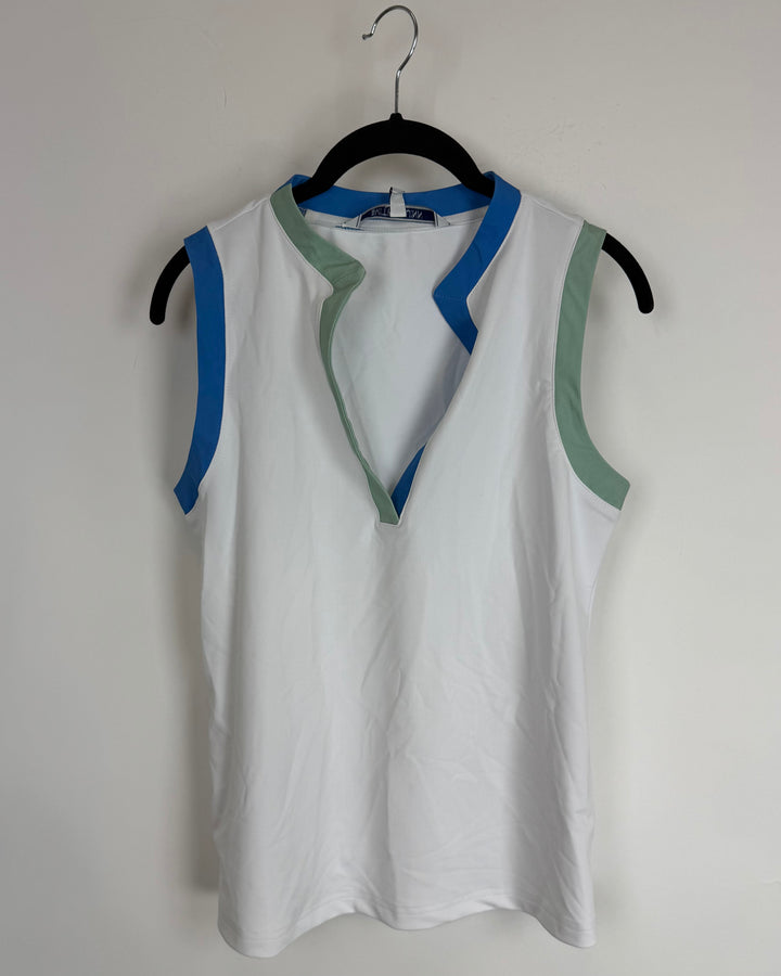 White Athletic Tank Top - Size 4/6