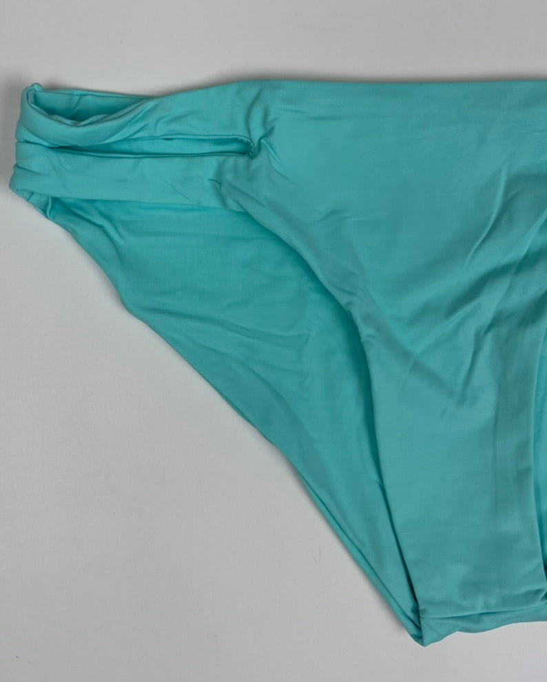 Light Teal Side Cut Out Bikini Bottom - M & XL