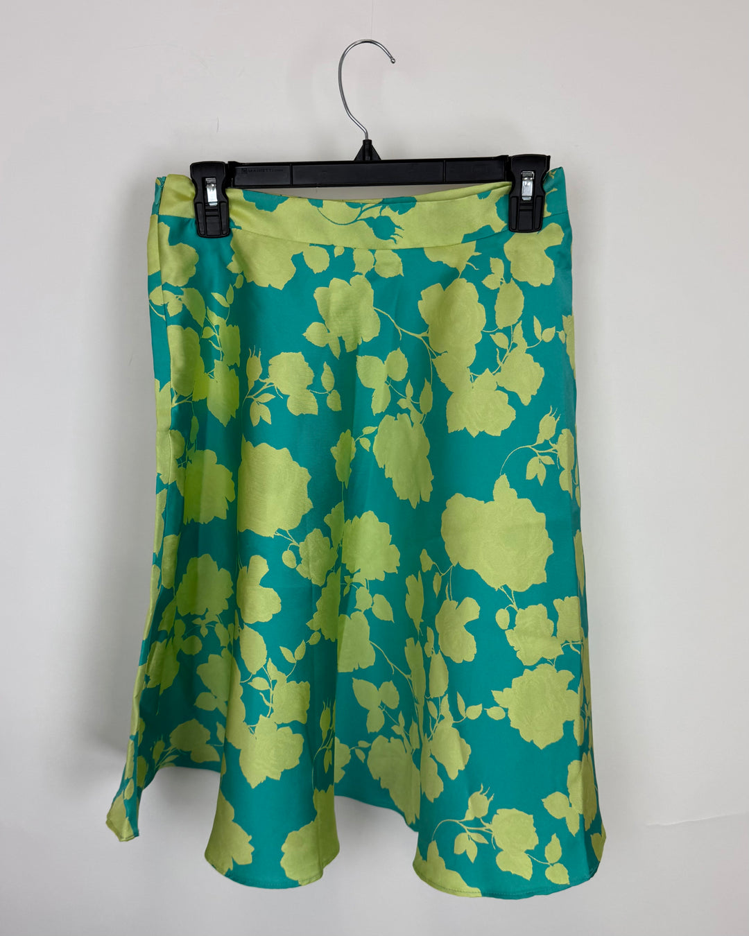 Teal & Green Floral Skirt - Size 2/4
