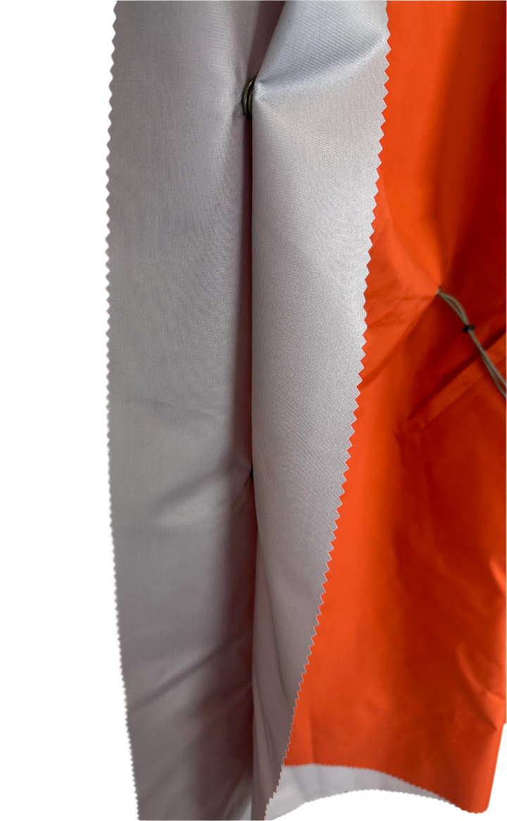 Orange Poncho With Bungee Belt - Size 6/8 and 14/16