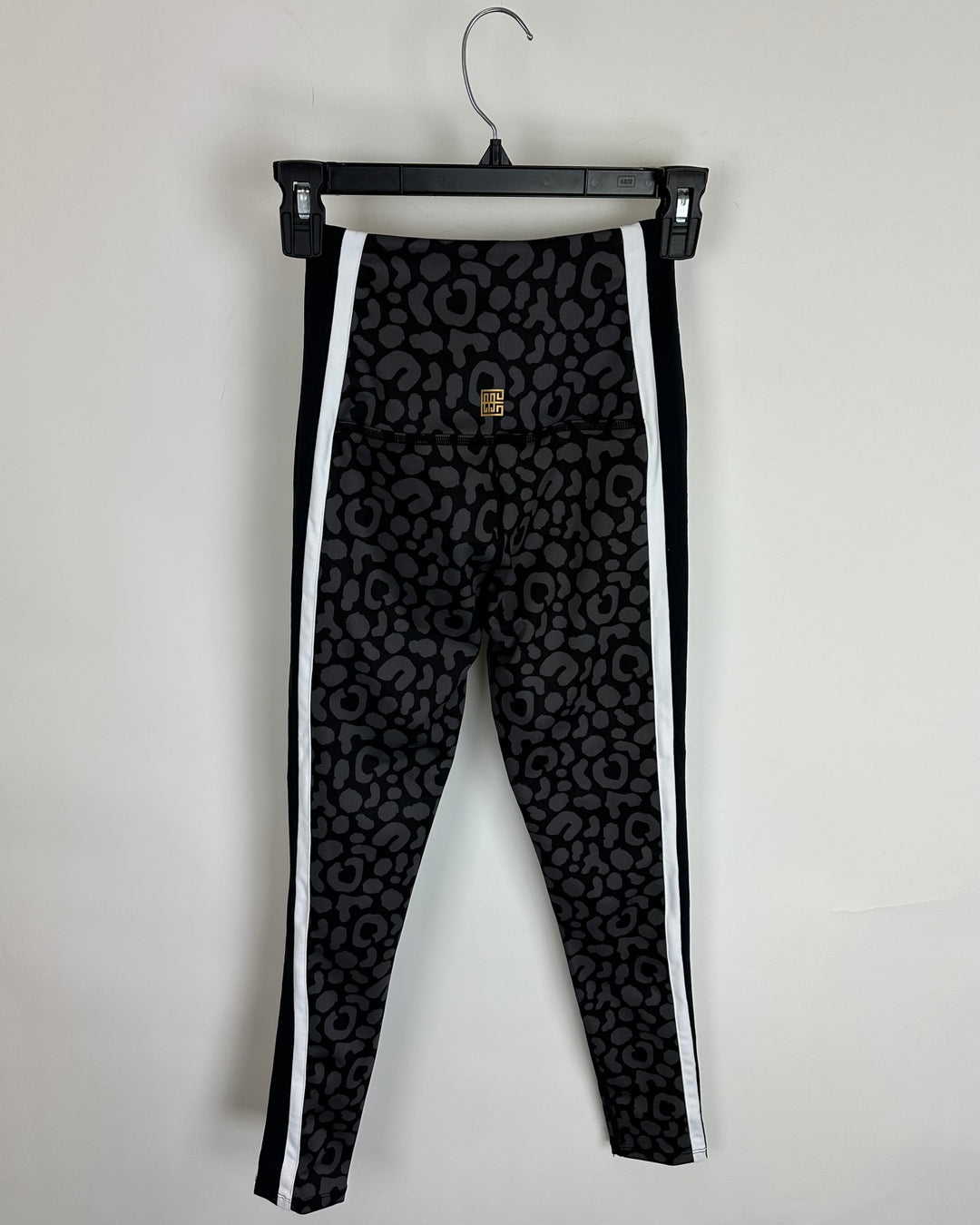 Black Cheetah Athletic Leggings - Extra Small and Small