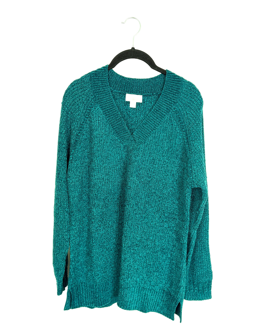 Emerald Green Chunky Knit Sweater - Size 6/8