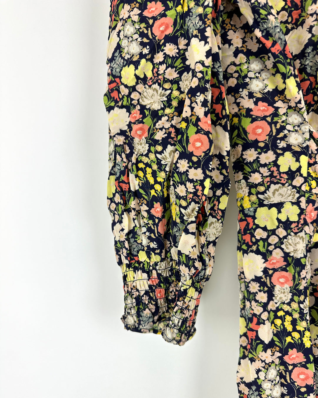 Blue and Multicolor Floral Dress - Size 2/4