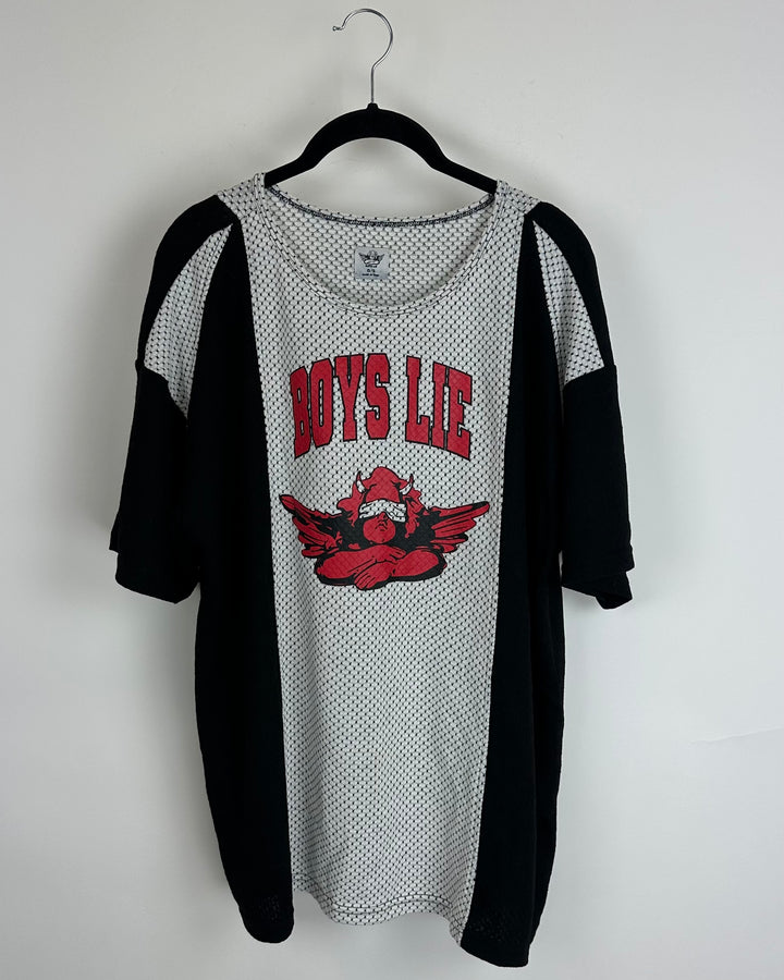 Boys Lie T-Shirt - Medium/Large