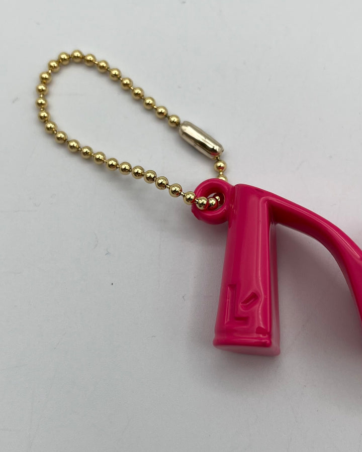 Pink Larroude Heel Keychain