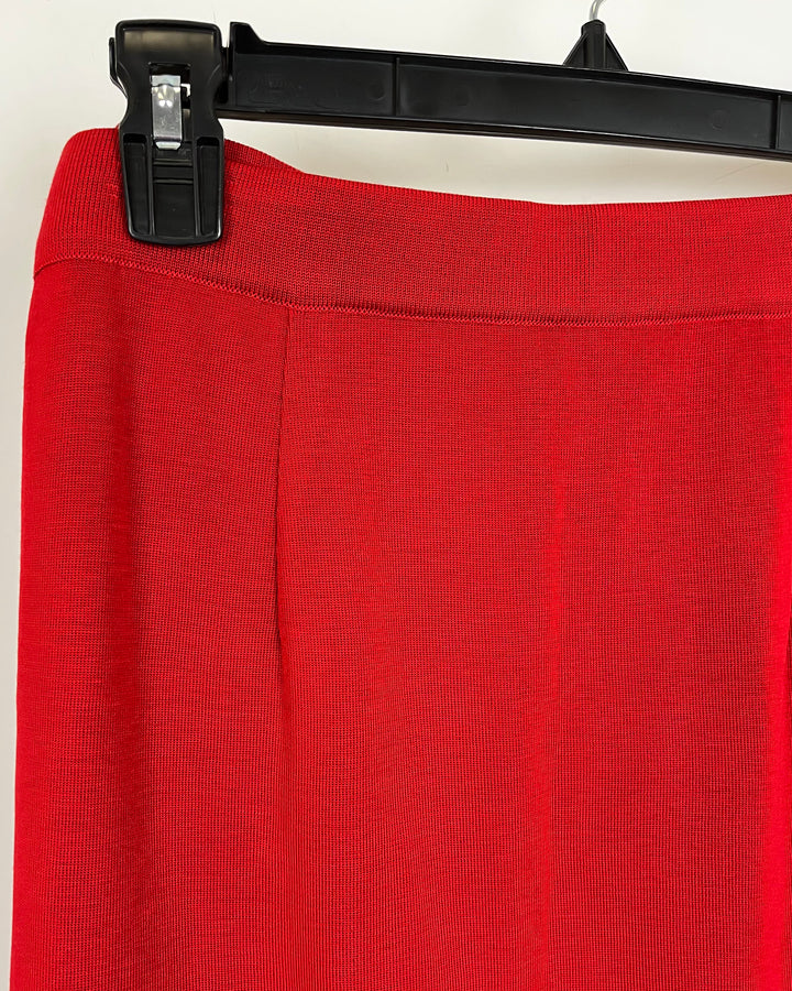 Red Knit Skirt - Size 4/6 and and 12/14
